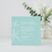 Invitation Paires rustiques d'invitations de mariage (Debout devant)