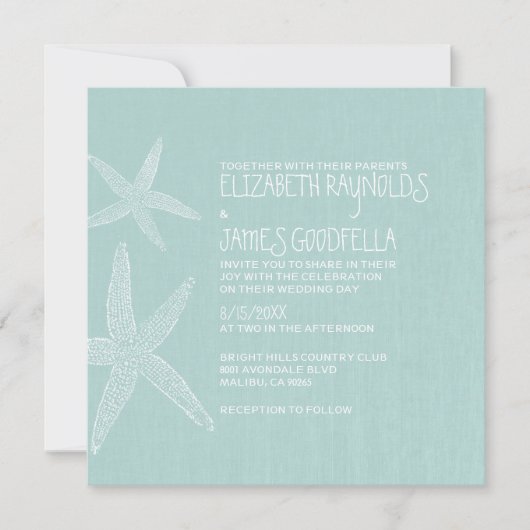 Invitation Paires rustiques d'invitations de mariage (Devant)