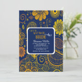Invitation Paisley and Flowers (Debout devant)