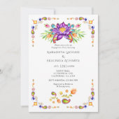 Invitation Paisley Lotus Flower (Devant)