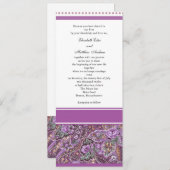 Invitation Paisley Wedding Invite (Devant / Derrière)