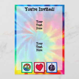 Invitation Paix, amour, guitares acoustiques