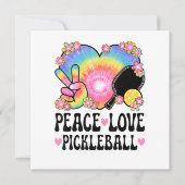 Invitation Paix Amour Pickleball (Devant)