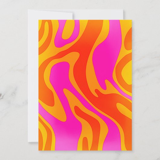 Invitation Paix avec chiffres Im 10 avec photo (Dos)