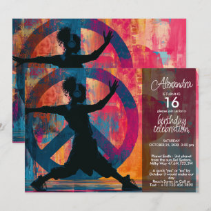 Invitation Paix en Mouvement Art de Paix Urbain Moderne