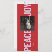 Invitation Paix et joie (Devant)