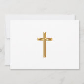 Invitation Paix et joyeux baptême (Dos)