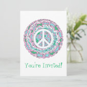 Invitation Paix Psychedelique (Debout devant)