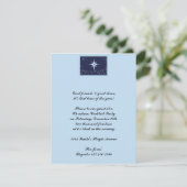 Invitation Paix sur Terre Étoile de Lumière (Debout devant)