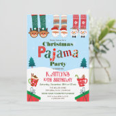 Invitation Pajama fêtes de Noël (Debout devant)