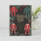 Invitation Pajama fêtes de Noël Pajama Elegant (Debout devant)