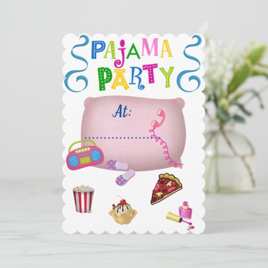 Invitation Pajamas (Debout devant)