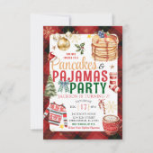 Invitation Pajamas de crêpe de Noël (Devant)