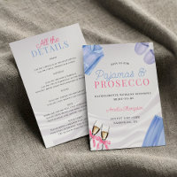 Pajamas et Procuco Bachelorette Party