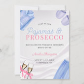 Invitation Pajamas et Procuco Bachelorette Party (Devant)