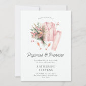 Invitation Pajamas Procuco Fleur sauvage Bachelorette Itinéra (Devant)