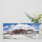 Invitation palais du Potala à Lhassa - Tibet (Debout devant)