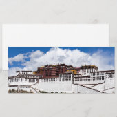 Invitation palais du Potala à Lhassa - Tibet (Devant / Derrière)