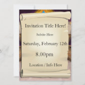 Invitation Palais romain (Dos)