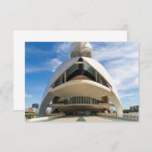 Invitation Palau de les Arts Reina Sofia, Valence (Devant / Derrière)