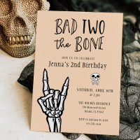 Pale Peach Bad Deux The Bone 2nd Birday Party
