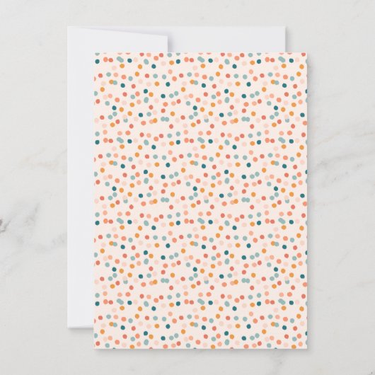 Invitation Palette | Arc Turquoise & Or & Grad Photo Graduati (Dos)