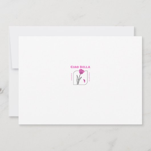 Invitation Palette d'artiste colorée (Dos)