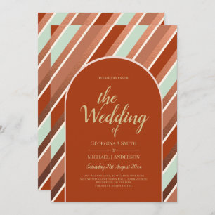 Invitation Palette de couleurs Cinnamon Sage Terracotta Maria