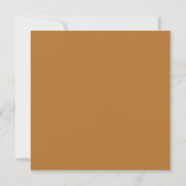 Invitation Palette de couleurs de mariage de l'heure dorée (Dos)