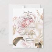 Invitation Palette de couleurs douces roses (Devant)