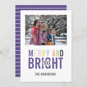 Invitation Palette de Noël Ultra Violet Photo
