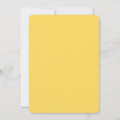 Invitation Palette jaune de renoncules dans un pot Mason pour (Dos)