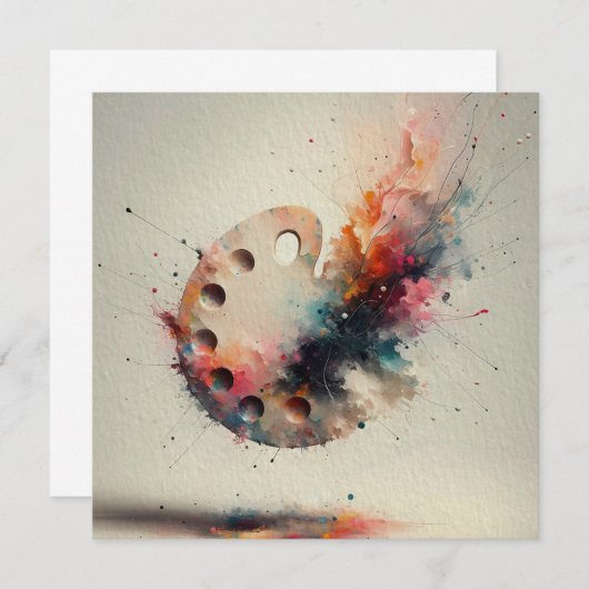 Invitation Palette of Creation (Devant / Derrière)