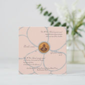 Invitation Pâlissez - les pétales roses (Debout devant)