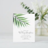 Invitation Palm Aquarelle (Debout devant)