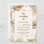 Invitation Palm casual (Devant)