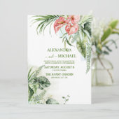 Invitation Palm casual (Debout devant)