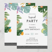 Palm Party Luau Adult Hawaiian Birthday