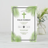 Invitation Palm Sunday Frame (Debout devant)