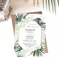 Palme tropicale et Mariage floral blanc V2 LN