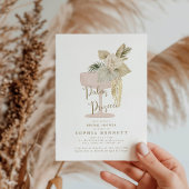 Invitation Palmes et Fête des mariées de poursuites