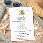 Invitation Palmier de la Plage 30e Anniversaire