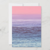 Invitation Palmier tropical et lumières à cordes Mariage de p (Dos)