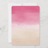 Invitation Palmier Tropical Peach Peach Pink Gold (Dos)