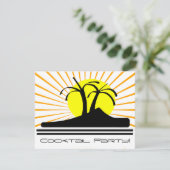 Invitation Palmiers (Debout devant)