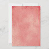 Invitation Palmiers séchés et pampas mariage rose pâle (Dos)