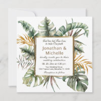 Palmiers tropicaux Eucalyptus Floral Mariage chrét