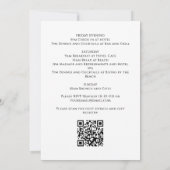 Invitation Palmiers tropicaux Moderne Bachelorette Week-end (Dos)