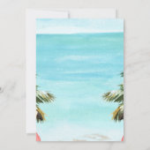 Invitation Palms Flamants roses roses, Cocktails, Anniversair (Dos)