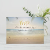 Invitation Palms Sunset Beach  RSVP (Debout devant)